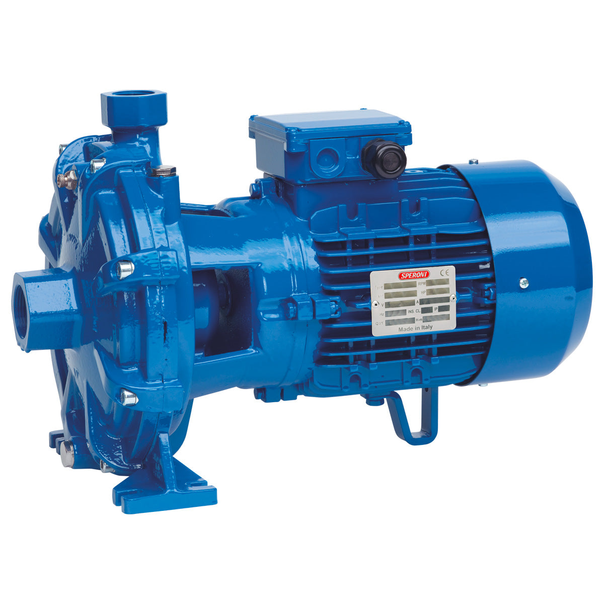 Elettropompa centrifuga bigirante Speroni 2CM 25-160BC  Hp 2 Kw 1,5 Volt 220  con la caratteristica di avere due giranti contrapposte che permettono elevate prevalenze .