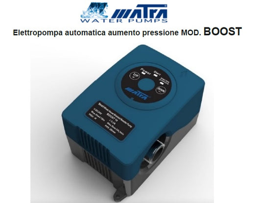 Elettropompa automatica per aumento  di pressione Matra BOOST 15 Watt 70