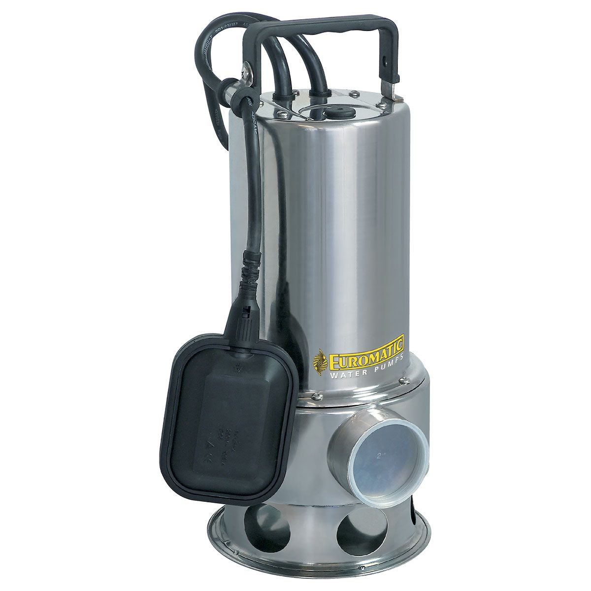 ELETTROPOMPA SOMMERGIBILE EUROMATIC INOX PER ACQUE CARICHE MOD. SVX 550  WATT 550 VOLT 220